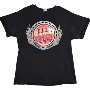 23rd Annual Duel in the Desert Las Vegas Motor Speedway T Shirt Mens Large Black
